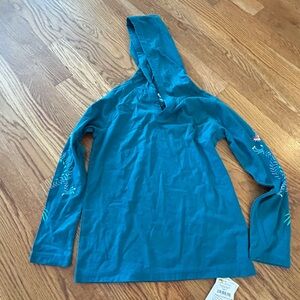 Tea Collection Boys hooded long-sleeve T-shirt Size 6 - NWT